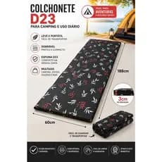 Colchonete  188x60x3cm d23 -colchonete pratico multiuso leve portatil dobravel-envio imediato