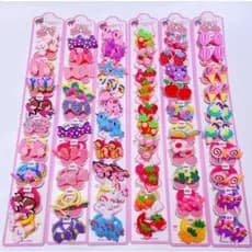 KIT 40 unidades de xuxinhas com Detalhes de Silicone Laço/Coroa/Unicornio/muitos Modelo Aleatorio