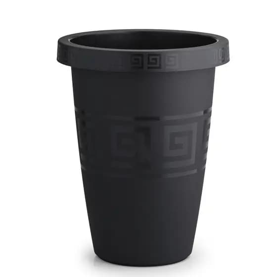 Kit 2 Vasos Redondo Preto 32 Litros Grego