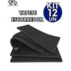 Kit 12 Tapete Escorredor de PVC Cozinha Casa Restaurante Lanchonete Bar Cozinha