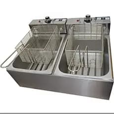 Fritadeira Elétrica 2 Cubas 10 Litros profissional 220v fritador