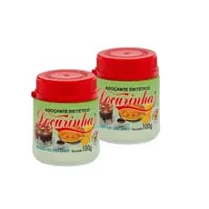 Kit 2 Un - Adoçante Dietético Doçurinha Pote 100g - Palazzo