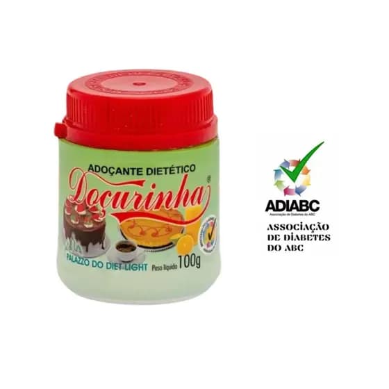 Adoçante Dietético Doçurinha Pote 100g Palazzo