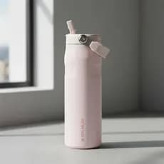 Garrafa Térmica Stanley Flip Straw Rose 710ml 8657