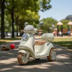 Scooter Bella T3 6V Bege Bang Toys