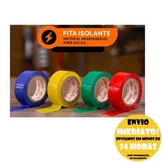 Fita Isolante Colorida Foxlux Pvc Antichama 19mm X 10 metros