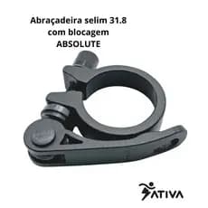 Abraçadeira selim 31.8 com blocagem ABSOLUTE