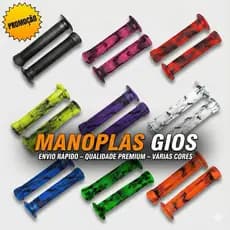 Manopla Gios Gi-075h Punho Bike Grau Bmx Mtb Macia Confortável