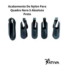 Acabamento De Nylon Para Quadro Nero 5 Absolute Preto