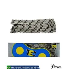 Corrente de Bicicleta Grossa TEC 114 Elos Para Bike Sem Marcha BMX Beach