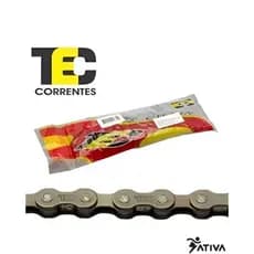 Corrente Bicicleta 6v 7v Fina 6 7 Velocidades TEC 116 Elos 18v 21v Marcha MTB Bike