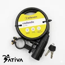 Cadeado Antifurto Bike Bicicleta Elleven Aço 1 Metro x 6mm + Suporte