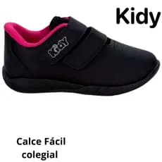 Tênis kidy colegial usefull college sem cadarço Preto kidy Original volta as aulas