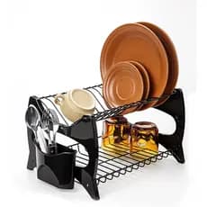 Escorredor de Louça Duplo 13 Pratos Linha Cozinha Premium