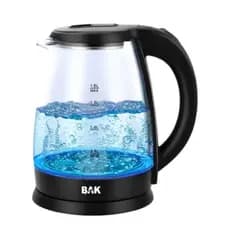 Chaleira Elétrica Vidro Transparente Bak 220V Capacidade 1,8L