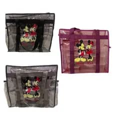 2 Bolsas Jumbo  Sacola CDP Transparente Estampada Cores Sortidas Tamanho G E M