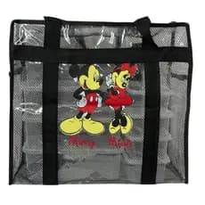 Bolsa Grande Jumbo CDP Transparente e Reforçado em Tela com Estampa Tamanho G