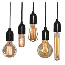 Luminária Pendente Fio Decorativo Retrô Vintage E27 1unidade