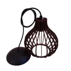 Luminária Pendente Para Sala E Área Gourmet MDF Vazado