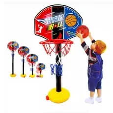 Kit Basquete Infantil Completo – Cesta, Tabela, Suporte, Bola e Bomba | Diversão e Esporte!