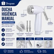 Gatilho Para Ducha Higiênica Chuveirinho ABS - Branco