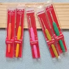 Agulha De Crochê Soft Cabo Emborrachado Círculo - 1 Unidade
