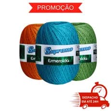 Barbante Supremo Esmeralda Fio 2 - 460 Metros - Escolha Cor