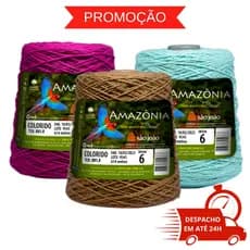 BARBANTE AMAZÔNIA 600 GRAMAS FIO 6 - 614 METROS - MARCA SÃO JOÃO