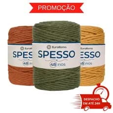 Barbante EuroRoma Spesso Extra 48 Fios 1kg 127m - LANÇAMENTO