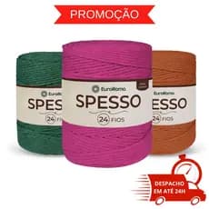 Barbante EuroRoma Spesso 24 Fios - 254 Metros - Escolha sua Cor
