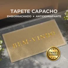 Tapete Bem-Vindo Capacho GRANDE PVC Vários Tamanhos Porta Antiderrapante Emborrachado Não Escorrega
