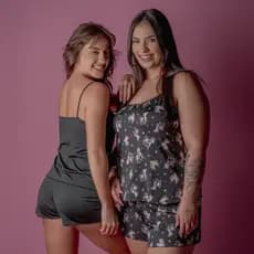 Baby Doll Plus Size Pijama Feminino Plus Size Estampas Variadas Moda Feminina
