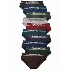 Kit 10 Cuecas Slip Algodão Comum Masculina