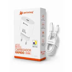 Carregador Rápido 35W USB-C para iPhone Peining + Cabo Tipo-C/Lightning
