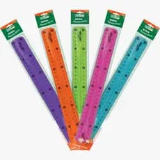 Régua Flexível 30 Cm ou 20 Cm Leo&Leo escolha a cor