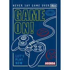Agenda Costurada Diária 12,3 x 16,6 cm Pepper Permanente Masculina - Sortido