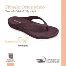 Chinelo Ortopédico Boaonda Original Lilly Anatômico Confortável Macio Fascite Plantar Esporão Barato