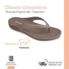Chinelo Ortopédico Boaonda Original Lilly Anatômico Confortável Macio Fascite Plantar Esporão Barato
