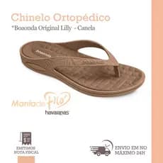 Chinelo Ortopédico Boaonda Original Lilly Anatômico Confortável Macio Fascite Plantar Esporão Barato