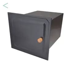 Forninho Popular Preto De Embutir Fogão Lenha 50x35x30