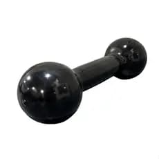 Um Halter 5kg Emborrachado Musculação Academia Peso Bola
