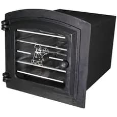 Forno De Fogão A Lenha Porta De Ferro E Corpo Em Aço (vidro)