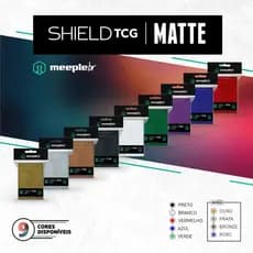 Sleeve Shield TCG Matte 66x91mm 120 micras MeepleBr Cobre