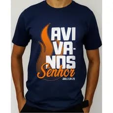 Camiseta Aviva-nos Masculina Joel 2:28-29 Gospel Evangélica