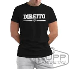 Camiseta Direito Camisa Curso Advocacia Profissão Várias Cores Pronta Entrega 100% Algodão