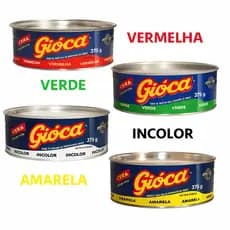 Cera em Pasta Gioca 375g com Silicone para Piso Madeira e Móveis Brilho Proteção e Conservação