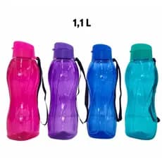 Garrafa Squeeze 1 Litro Colorida com Tampa Flip Top Reutilizável para Academia e Uso Diário