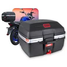 Bauleto Universal 27 Litros Givi E27m Monolock Traffic Preto
