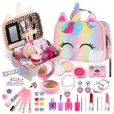 Kit de Maquiagem e Acessórios Infantil 10 Itens Princesa Gloss Perfume