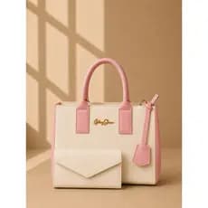 Kit Bolsa Anjik Média + Carteira Transversal Moderna**Moda Feminina